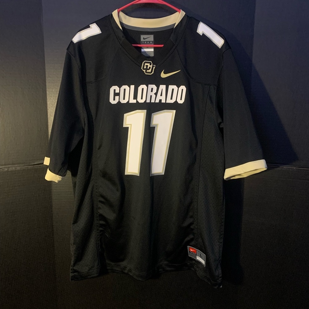 Mens Nike Authentic Colorado Buffaloes CU Buffs Jersey #11 Mens M